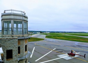 helipad at St. Paul, Minnesota airport